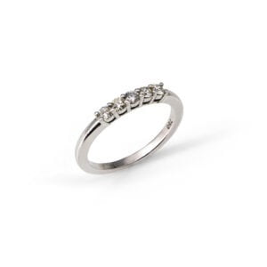 0.40CT Diamond Half Eternity Ring