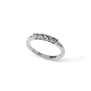 0.25CT Diamond Half Eternity Ring