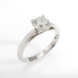 18K White Gold Diamond Solitaire Ring 0.40CT