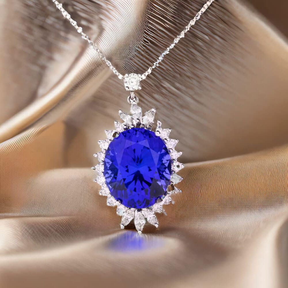 Tanzanite necklace