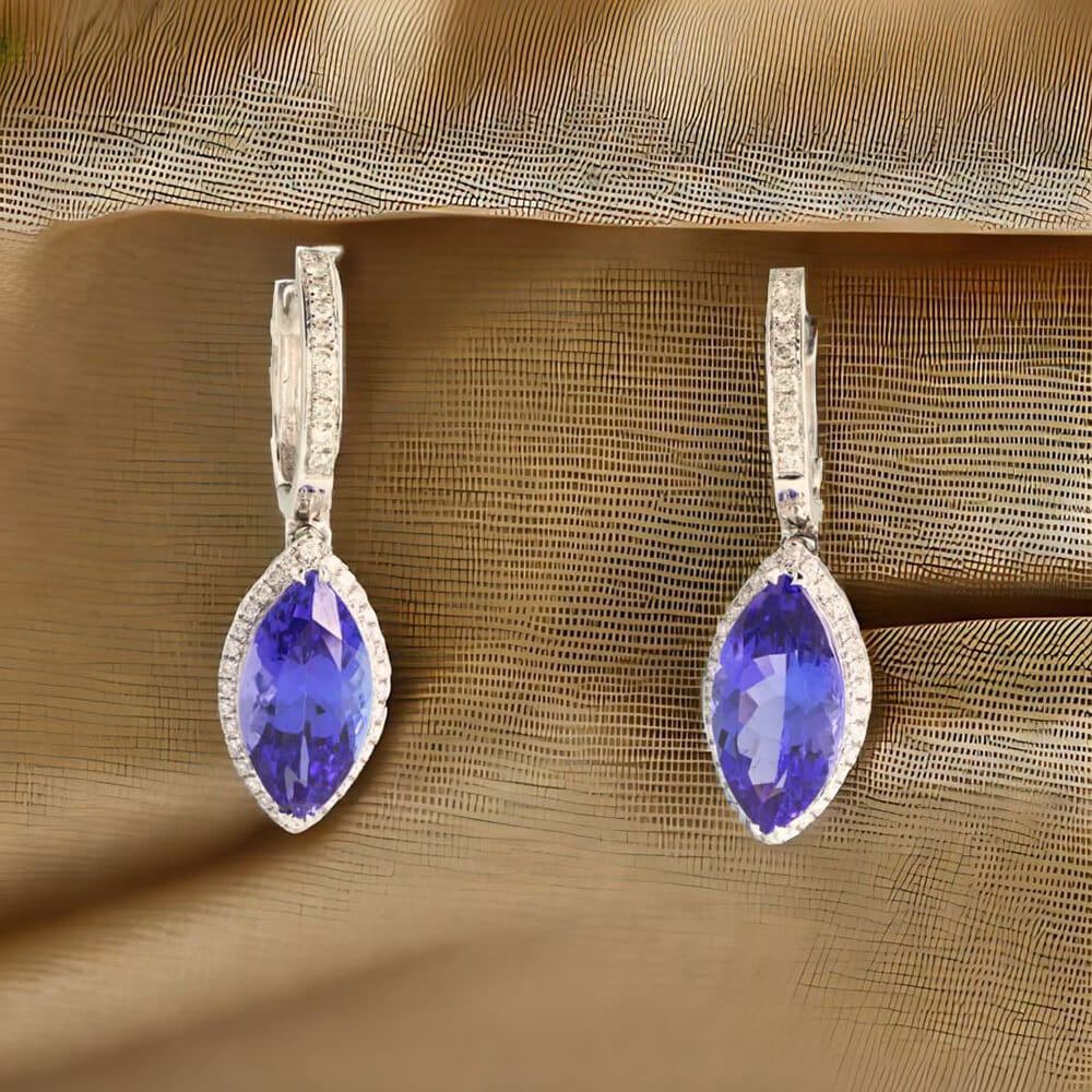 Tanzanite earrings