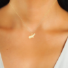 9K Yellow Gold I AM AFRICAN Hippo Neckpiece - Image 2