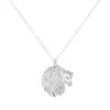 Silver I AM AFRICAN Lion Neckpiece